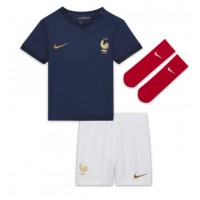 Frankrike Karim Benzema #19 Fotballklær Hjemmedraktsett Barn VM 2022 Kortermet (+ korte bukser)